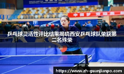 乒乓球灵活性评比结果揭晓西安乒乓球队荣获第二名殊荣